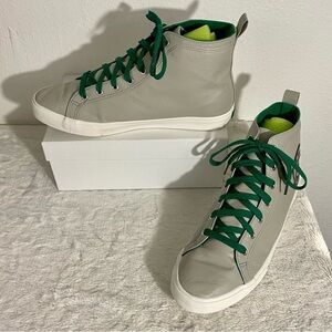 Harry Potter Slytherin Gray High Top Sneakers Men’s Size 14 Hot Topic Vegan